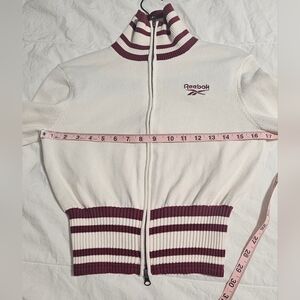 Reebok White and Red Athletic Set